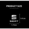 2/5/10 szt. Naklejka z logo samochodu Naklejki na konsolę środkową Akcesoria samochodowe Dla SEAT Leon Ibiza MK2 MK3 5F 6L 6J FR Ateca Altea