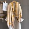 Winter Cashmere Scarf Women Luxury Flowers Print Female Shawl Wrap Scarves Lady Thick Warm Blanket Gift Echarpe Pashmina