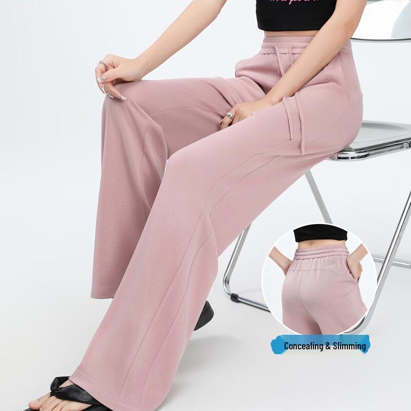 Women's High-Waist Straight-Leg Casual Pants