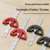 Multifunctional Inch System Adjustable Woodworking Protractor and Angle Ruler