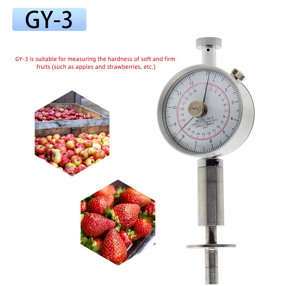 

Portable Fruit Hardness Tester GY-1 GY-2 GY-3 Fruit Penetrometer Fruit Sclerometer Hardness Test Tool for Apples Pears Grapes