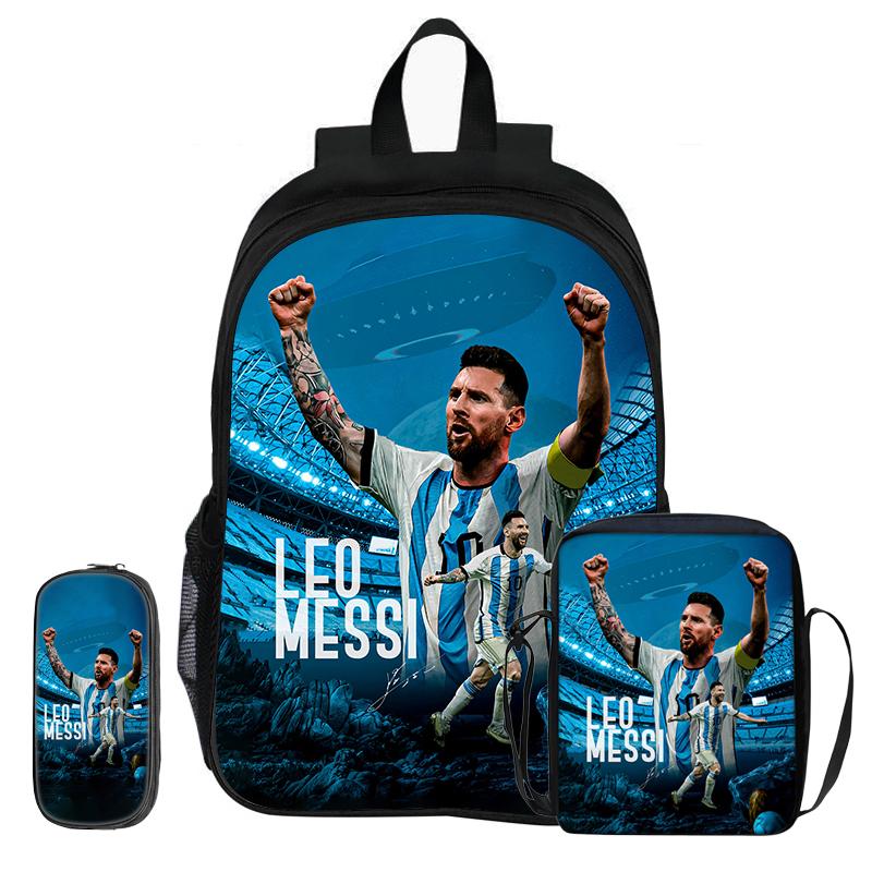 Star du Football Haaland Enfant Sac à Dos Scolaire Sac à Dos Scolaire Cadeau pour Enfants Sac à Dos Style Rucksack Sac à Dos de Sport Football