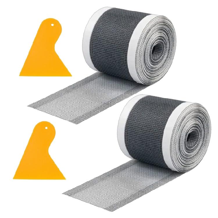 2 Rolls Effective Hair Catcher Drain Screens with Removal Tool for Showers Capturing Hair Preventing Clogs for Bathroom