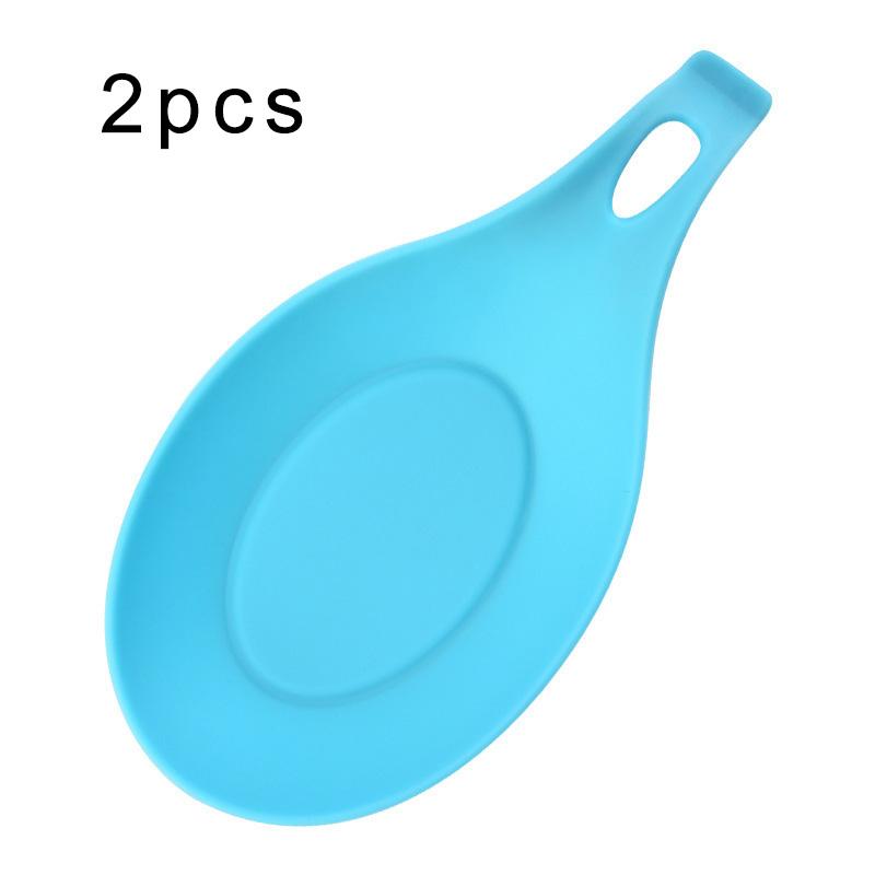 Silikon Küchenutensilien Ablage, Küchenspatel, Suppenlöffel, Silikon Löffelablage, Haushalt Dick Isolierte Silikon Löffelunterlage