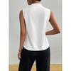 Women's Work Outfits V Neck Sleeveless Blouses Summer Casual Tank Tops Business Office Dressy Striped Shirts