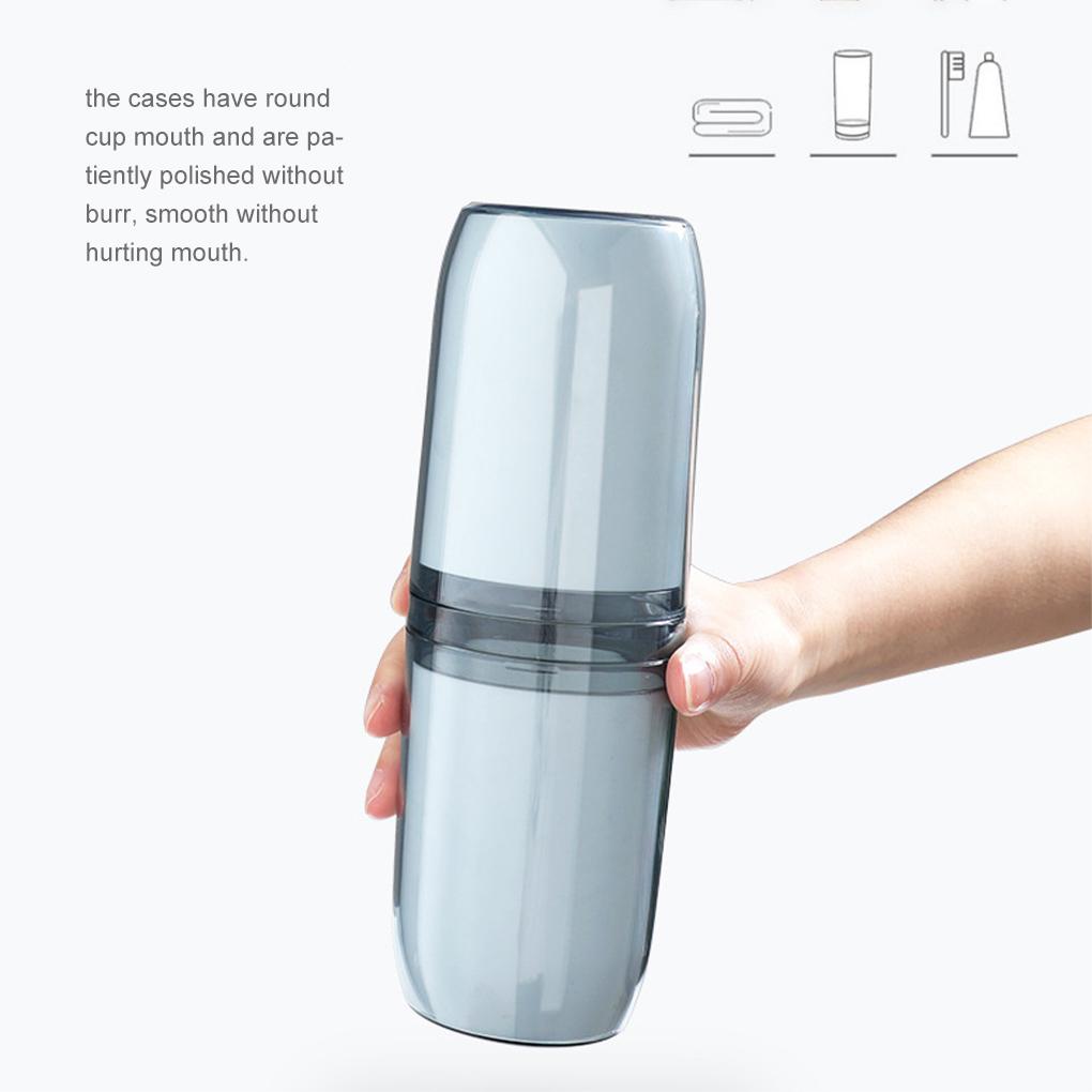 Toothbrush Case Portable Toothpaste Container Dust-Proof Sanitary Plastic Daily Use ple Toothburshes Holder College Hiking