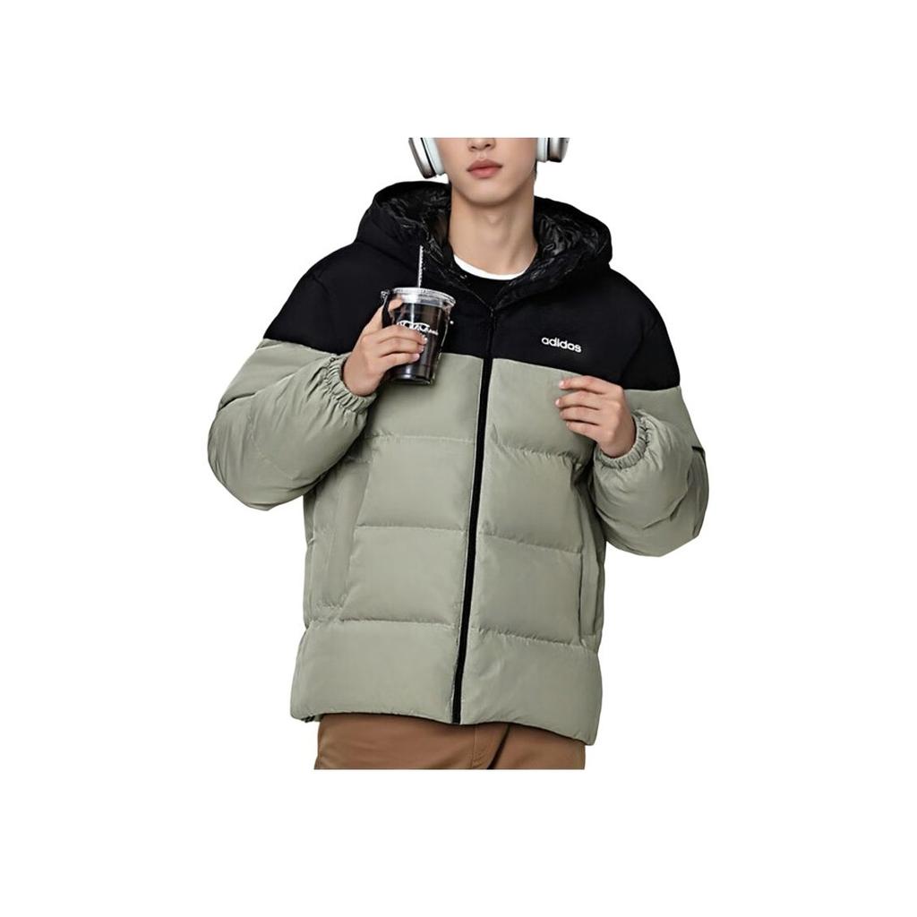 adidas Piumino d'Anatra Sport Caldo con Cappuccio Giacca Piumino Uomo Capispalla KC2155