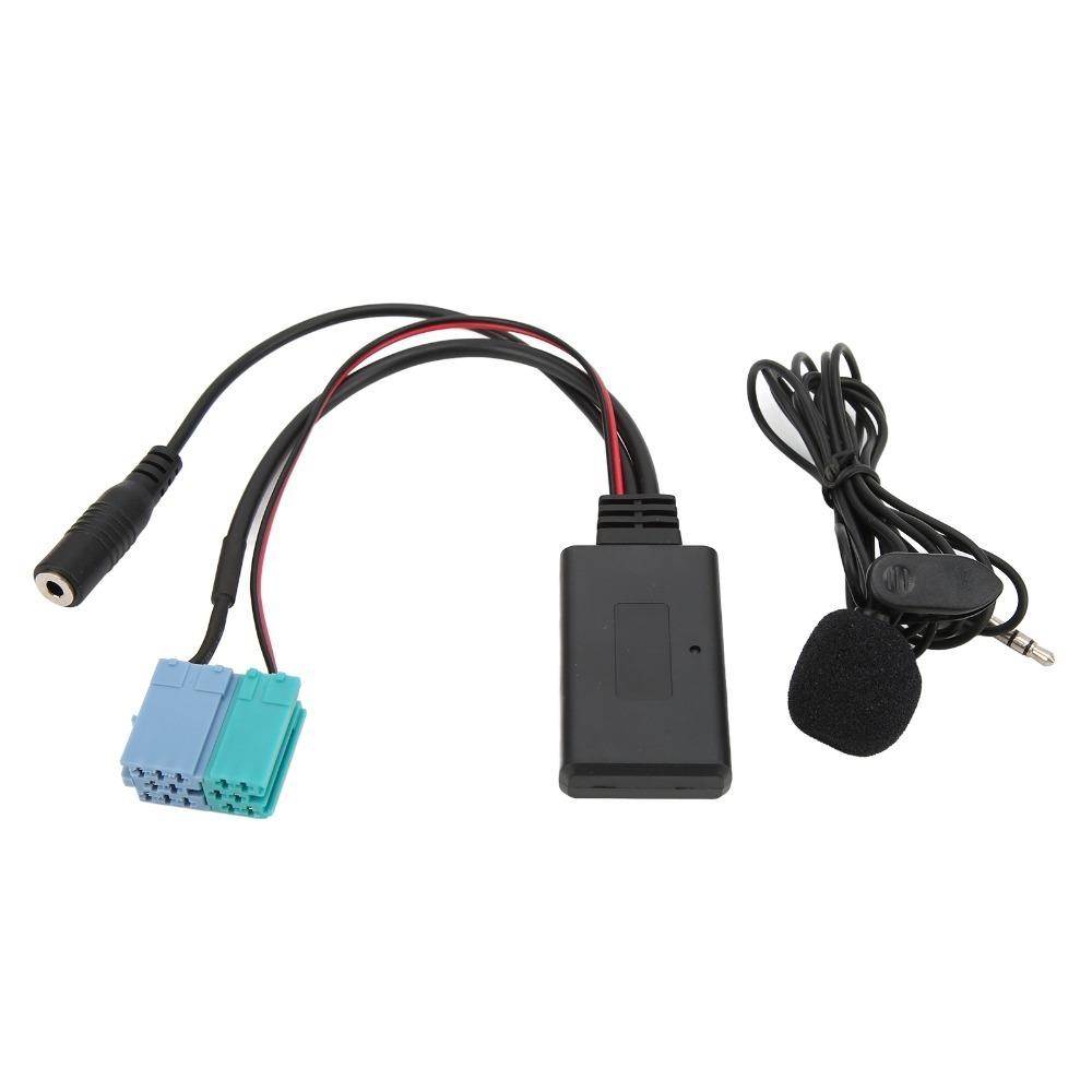 6+8 Pin Bluetooth AUX IN Adapter Hands Free Hands Free Microphone Car AUX in Adapter for VISTEON Radio Since 2007 Vehicle Use