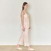 Lunaluz Women S Two Piece Cotton SleeveleSS pajamaS With Bra Cap 2c 