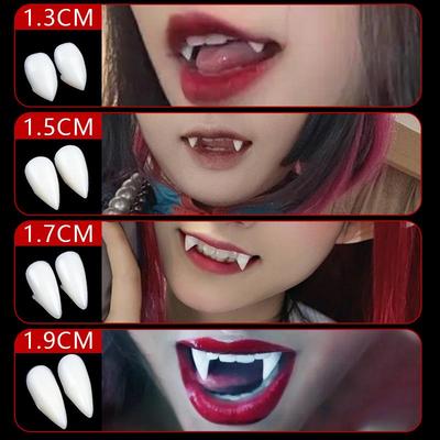 Halloween Vampire & Zombie Fangs - Prank Teeth & Masquerade Props