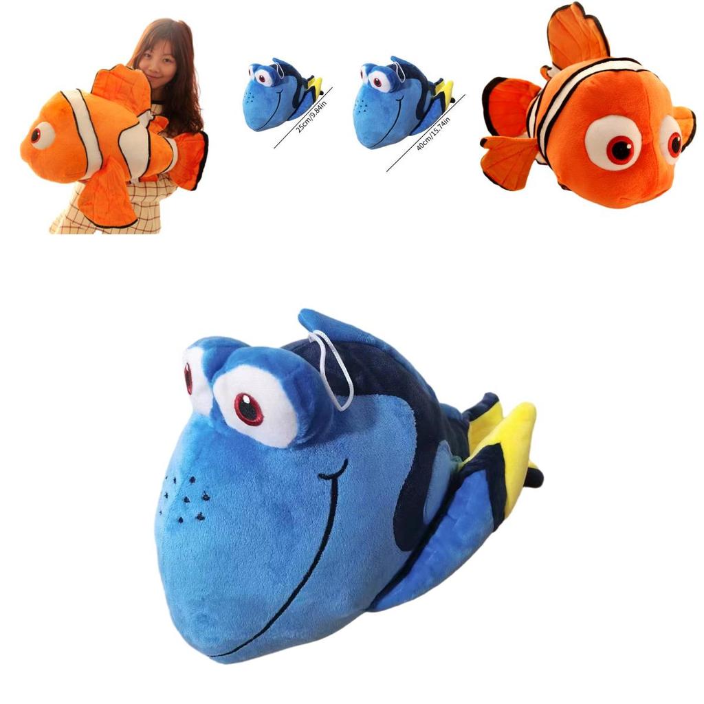 Brinquedo de Pelúcia Fofo Peixe-Palhaço Procurando Nemo Boneca Peixe Dory Presente de Aniversário Perfeito Para Crianças