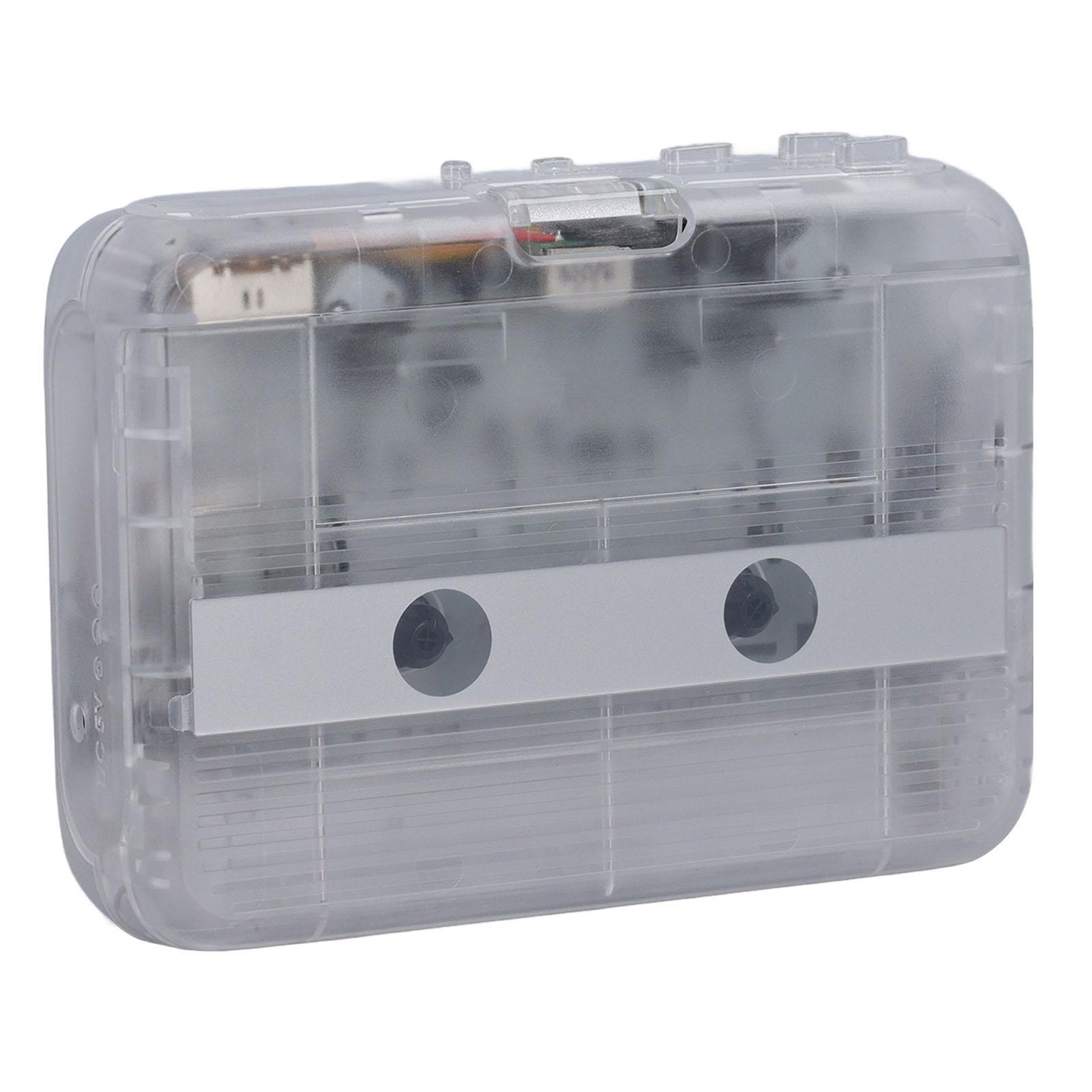 

Bluetooth кассетный плеер USB или AA питание от батареи 3,5 мм разъем автореверс винтажный компактный кассетный прозрачный