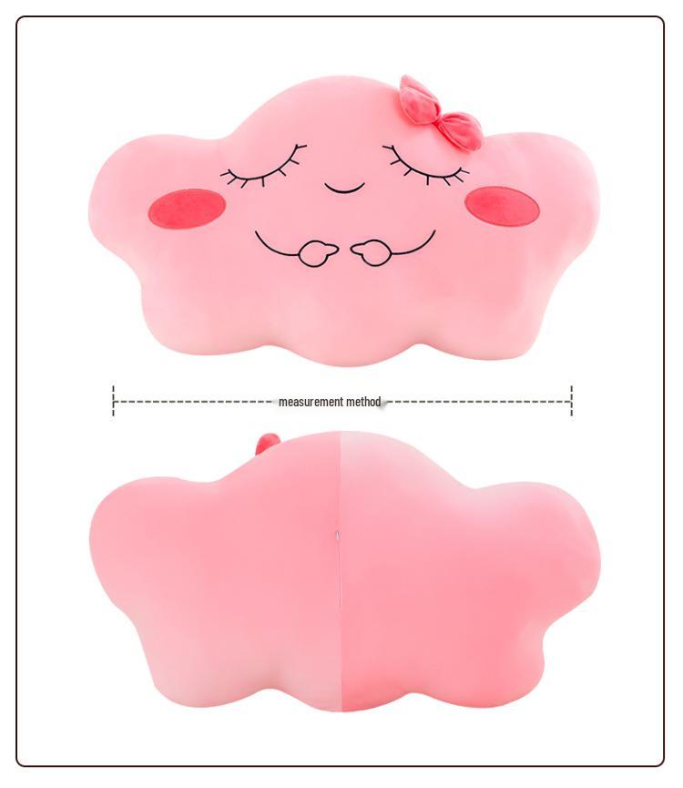 Cartoon Cloud Plush Pillow: Cute Doll for Girls, Soft Cushion for Bed