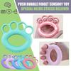 10-60LB Silicone Finger Gripper Hand Resistance Band Pow Wrist Finger Trainer Forearm Exercise Gripping Expander Stretcher J2I7
