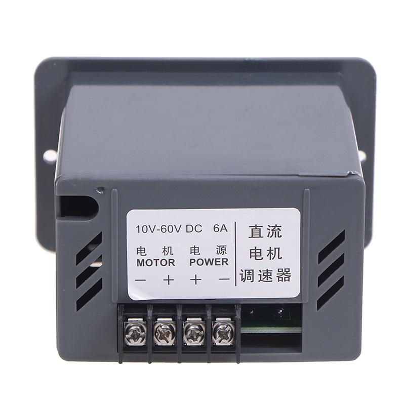 

12V 24V 36V 48V Pwm Dc Motor Speed ​​Controller Reversible Switch 6A Regulator