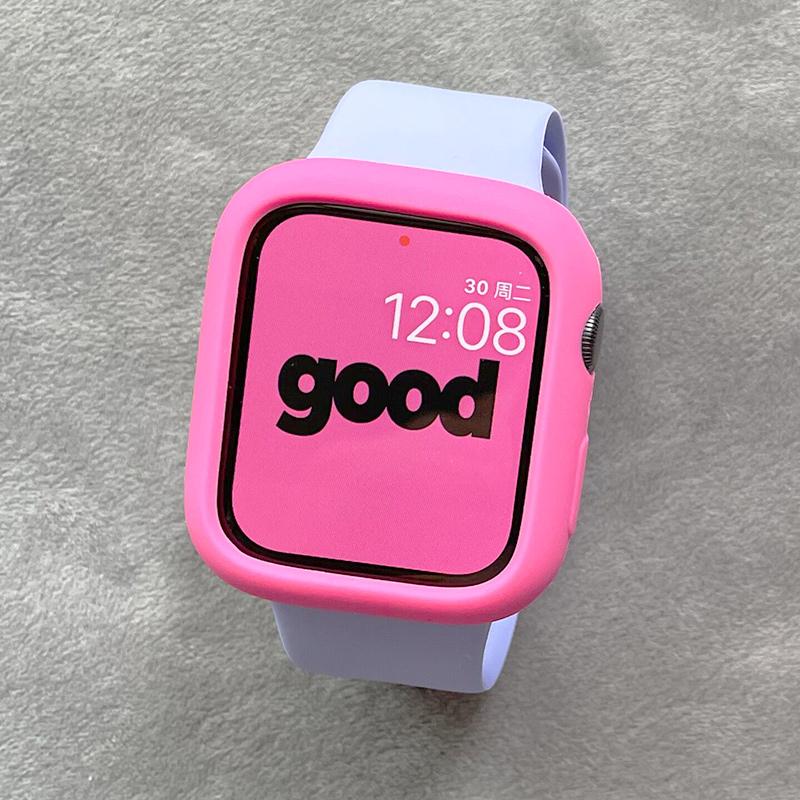 Case+Sport Strap For Apple Watch Band 45mm ultra 2 49mm 40 44 41 42mm Silicone Engraved bracelet iwatch series 10 9 8 7 se 4 5 6