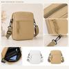 Geantă Crossbody Mini Pătrată Minimalistă Multi-Strat Curea Reglabilă Design Ușor Compact pentru Utilizare Zilnică Călătorii și Activități în Aer Liber