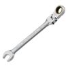 TOP Swivel Locking Ratchet Combination Wrench, 13mm Hex Size, 8-Stage Swivel, with Swivel Locking Mechanism, FRC-13LK