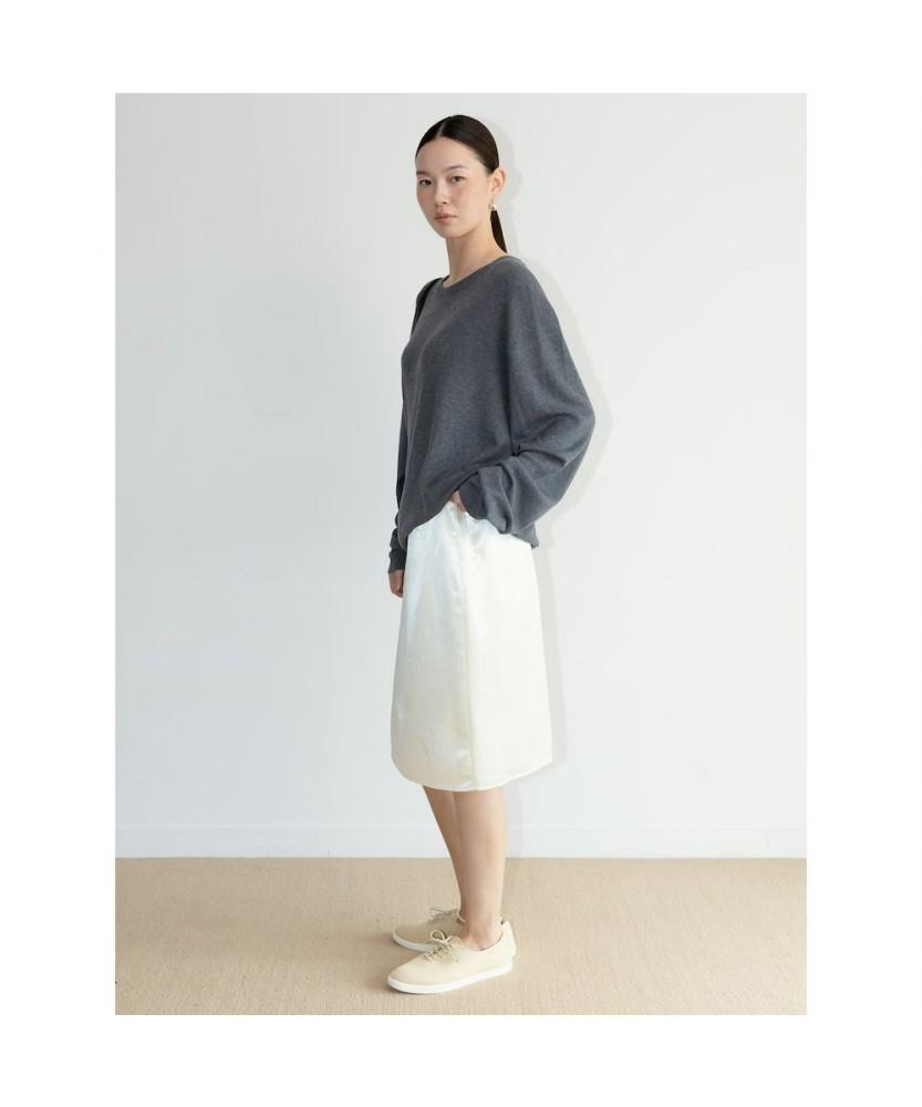 THE APERTURE [Unisex] Cash Round Knit Top Gray (Ta6751U023)