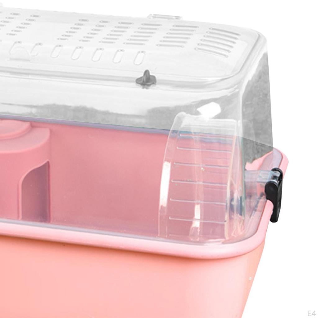Hamster Cage Exercise Playing House Portable Activity Transparent Cover Small Pet Supplies Outgoing