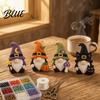 DIY Animal Craft Kit Tiny 3D Beaded Kit Petite Gnome Creative 4-Pack Miniature Display Pieces Goblin Beading Set with Instructions Handmade
