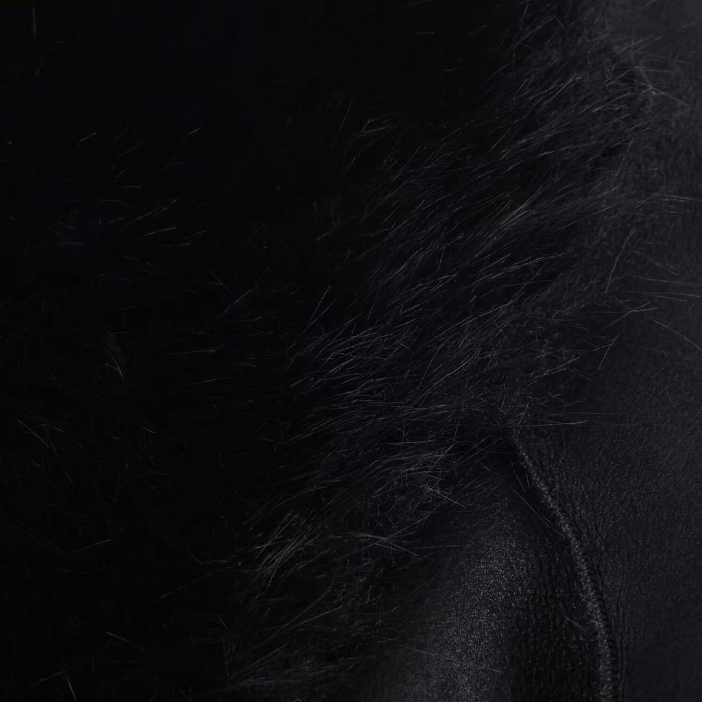 European & American Women's Fashion Reversible Faux Fur Coat - Casual Style
