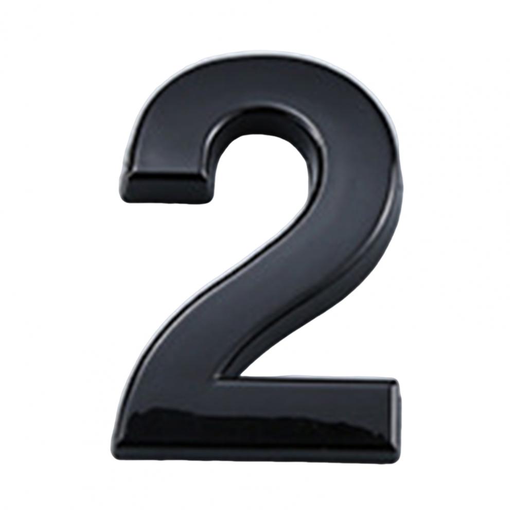 3D Hausnummer Selbstklebend 0-9 Modernes Straßen-Türschild Adressnummer Moderne Heimdekoration Nummer Briefkastenschild