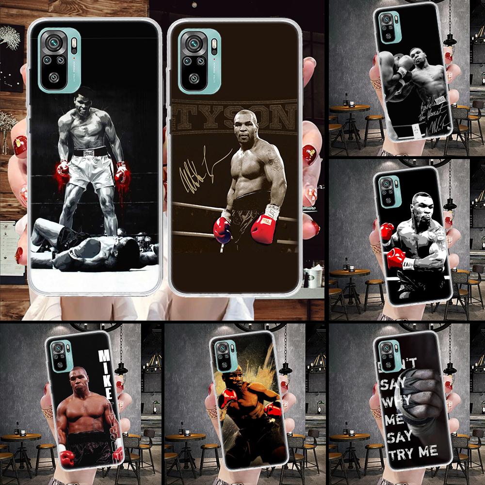 Mike Tyson Boxer Mann Weiche Handyhülle Für Xiaomi Redmi Note 15 14 14S 13 12 Pro Plus 12S 11 11S 11E 10 10S 11T 5G Fundas Coque Re
