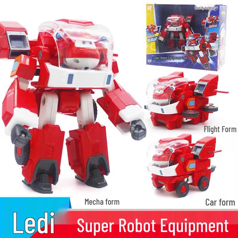 Super Wings Season 9 Jett & Dodo Transforming Mecha Toy Set