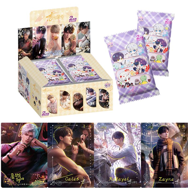 Love and Deep Space Card Handsome Full Thick Card Game Anime Surroundings Trade Collection Card Kids Toy Birthday Gift