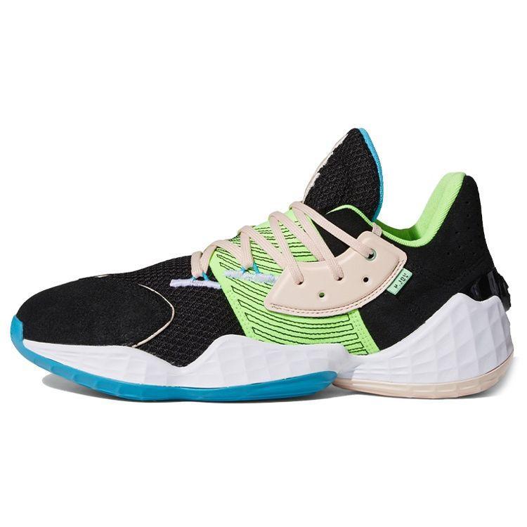 

Adidas Харден Том. 4 Black Signal Green Мужские кроссовки Core-Black Pink-Tint FY0874