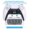 Clavier Bluetooth Sans Fil Portable PS5, Clavier Manette Portable Rechargeable, Clavier Manette Adapté pour Manette Playstation 5