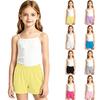Kids Color Elastic High Waist Flared Stretch Pants for Running Dance Yoga Fitness