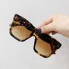 Square Vintage Retro Woman Sunglasses Fashionable Brand Style Designer Women Gradient Sun Eyeglasses Vintage Black Ladies Shades Oculos De Sol