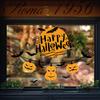 Halloween Window Sticker Pumpkin Bat Wall Sticker Waterproof Self-Adhesive Sticker