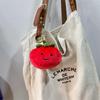 Cartoon Schattig Grappig Aardbei Fruit Pluche Pop Gevuld Speelgoed Sleutelhanger Hanger Rugzak Bedeltje Tas Hangende Versieringen Lappenpop Meisjes Cadeau