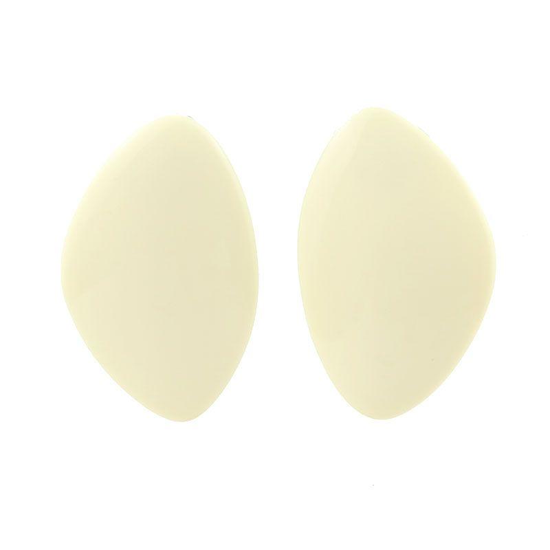 Resin Elegant European and American Street Shot Fashion Necklace Geometric Earrings White