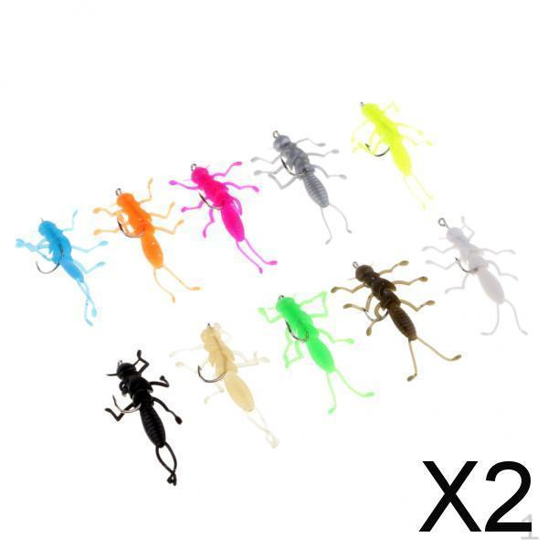 

2x 1pc Fly Nymphs Fishing Lure Soft Bait for Trout