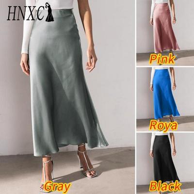 Mode Femme Décontracté Couleur Unie Imprimé Été Printemps Jupe