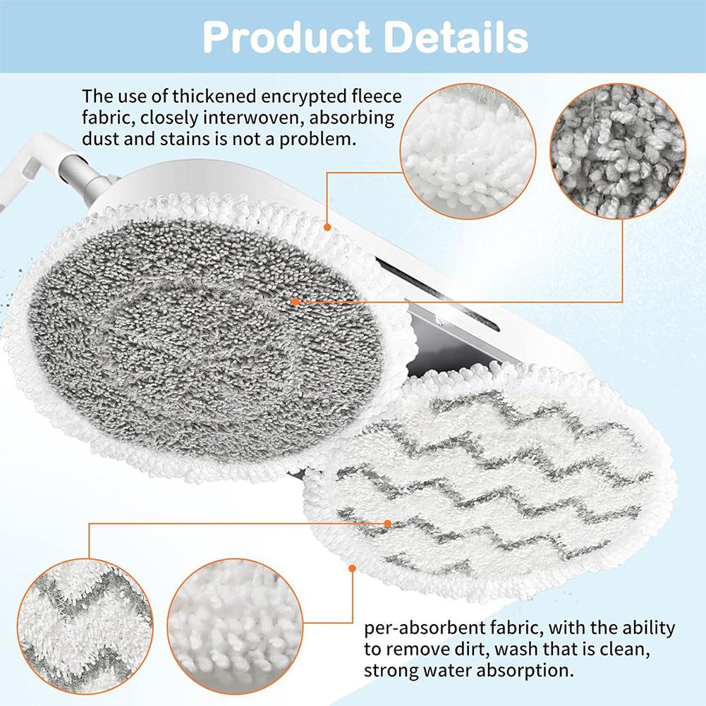 Replacement Steam Mop Cloth Pads For Shark S7000/S7201/S8001 Steam Mop Floor Cleaning Mop Pad