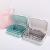 Portable Durable Drain Sealing Dustproof With Lid Soap Container Soap Dish Soap Box Soap Case