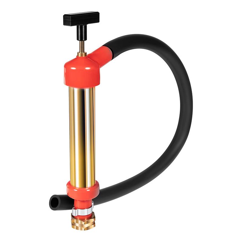 34060-0130 Marine Engine Oil Drain Hand Pump Boat Oil Change Pump Fits for OMC, Mercruiser, Brass,10.25 Long, 1.25 Diameter 1Set