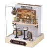 Miniature Doll Houses DIY Small House Kit 3D Wooden Craft Room Toy Set for Kids Home Decoration and Creative Assembly