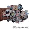 30Pcs Patch Random Style Embroidery Iron On Patches For Clothing Ironing Sew On Sticker Repair