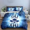 "Toronto Maple Leafs Ice Hockey Design" Print Bedding Set Duvet Cover Pillowcases (1* Duvet Cover 2* Pillowcases Do Not Include Comforter)