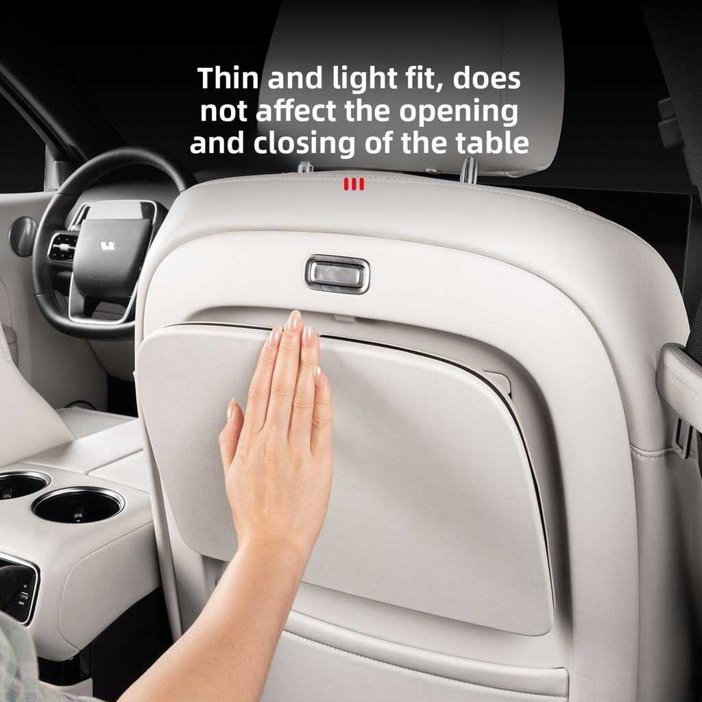 2Pcs for Li Auto L8 L9 2026 Car Anti Slip Pad for Rear Small Table Board Silicone Protective Pad Interior Modify Accessories