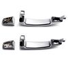For Chevrolet Captiva Sport/Aveo/Saturn 1/2/4 Pcs Front Left with Keyhole Front Right/Rear Chrome ABS Door Outer Handle Covers
