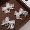 Lolita Lace Bow Pearl Hair & Clothing Accessories Set