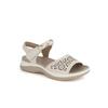 Women Comfort Lightweight Velcro Sandals Ivory 355f0v1iv
