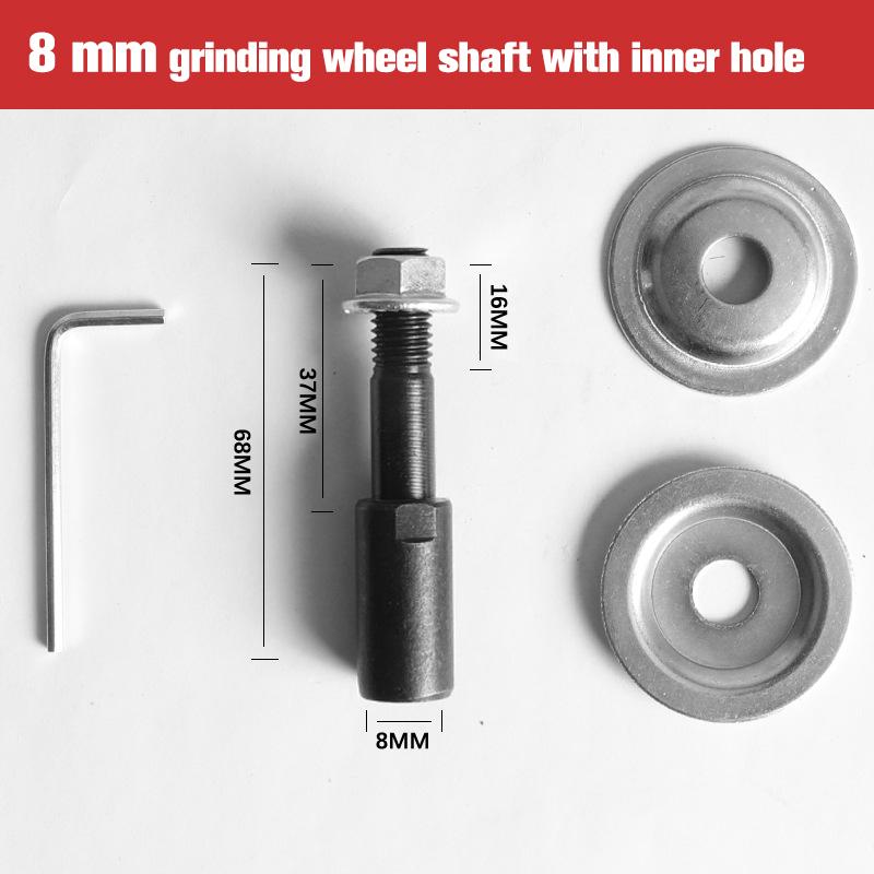 10Mm Spindle Adapterf For Grinding Polishing 5Mm/6Mm/8Mm/10Mm/12Mm/14Mm/16Mm Shaft Motor Bench Grinder